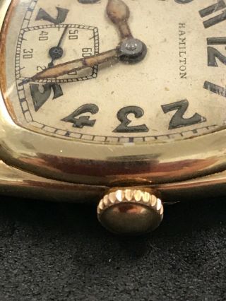 Hamilton 14k Gold Filled Vintage Watch with Subhands (Rare Running Great) 12