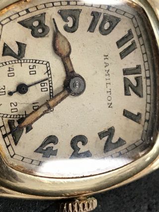 Hamilton 14k Gold Filled Vintage Watch with Subhands (Rare Running Great) 8