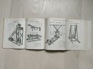 Vintage 1926 Meccano Instructions For Outfits Nos.  0 to 3 Book No.  56A 5