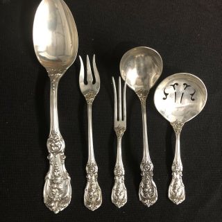 Reed And Barton Francis I Sterling Flatware Set For 8 11