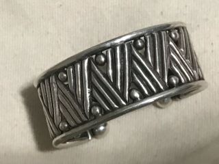 William Spratling Taxco Mexico Sterling Silver Cuff Bracelet Rare Early