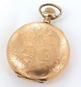 14k G.  P.  Case / 1903 Elgin 0s 7j Ladies Pocket Watch.