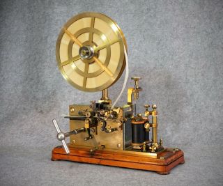 1889: Ericsson Telegraph / Morse Telegraph,  Ta110,  Rare Nickel Plated Version