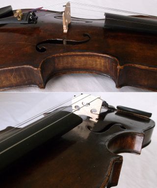 OLD GERMAN HOPF VIOLIN - see video - ANTIQUE master バイオリン rare скрипка 小提琴 694 6