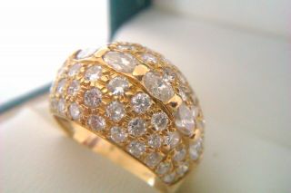 Rare 18ct Gold & 2.  76ct Of Diamonds French Ladies Ring Circa 2001 2