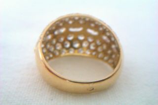 Rare 18ct Gold & 2.  76ct Of Diamonds French Ladies Ring Circa 2001 9