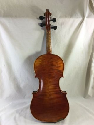 Fine antique Heinrich Th Heberlein Markneukirchen 1930 violin 3