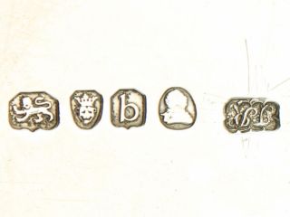 Antique Georgian Sterling Silver Salvers London 1817 8