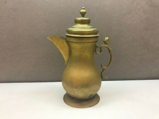 Vintage Brass Middle Eastern Turkish Coffee Pot