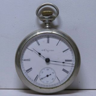 Vintage 1899 Elgin Pocketwatch - 7 Jewel - Grade 208 - Size 18