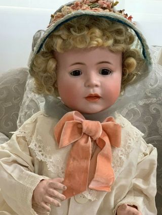 VERY RARE Large Antique German 1488 Character Simon & Halbig Baby Doll 2