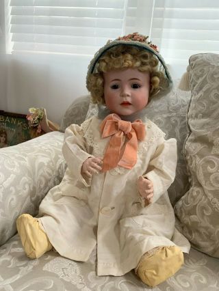 VERY RARE Large Antique German 1488 Character Simon & Halbig Baby Doll 3