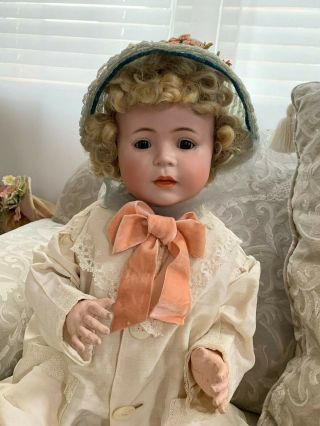 VERY RARE Large Antique German 1488 Character Simon & Halbig Baby Doll 8