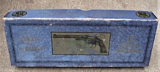 Rare Antique Smith & Wesson 357 Magnum Revolver Box Only W/inserts No Pistol Gun