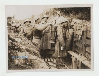 World War First Photo Portuguese In The Trenches (8.  5 " X6.  5 ")