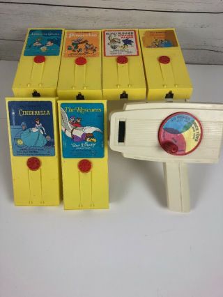 1973 Fisher Price Movie Viewer 460 With 6 Movies