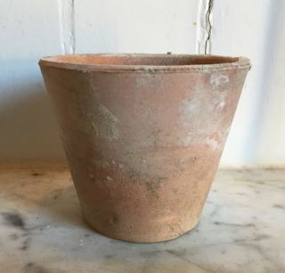 Small Antique 19th Century English Victorian Terra Cotta Garden Flower Pot Vase