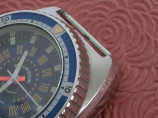 AQUADIVE FABULOUS BLUE DIAL AND INSERT,  DEPTH GAGE AND RUNNING BEAUTIFULLY 3