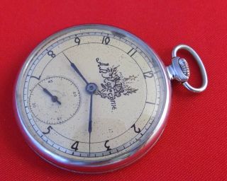 RARE Vintage Soviet Pocket watch Molnija USSR mechanical 18 jewels serviced 2