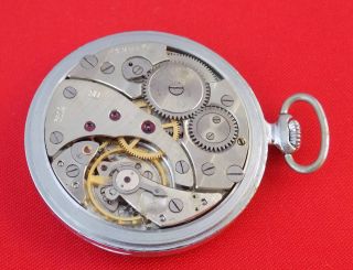 RARE Vintage Soviet Pocket watch Molnija USSR mechanical 18 jewels serviced 6