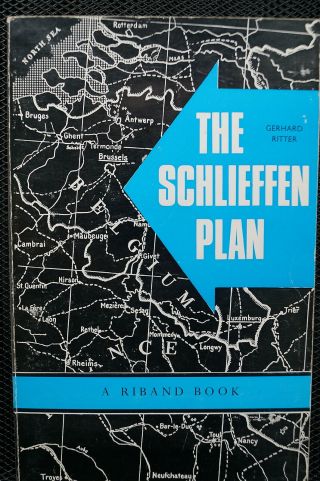 Ww1 Imperial German The Schlieffen Plan Book