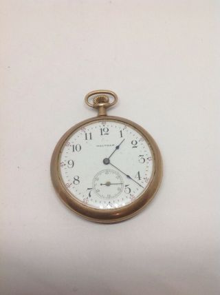 Vintage 12 Size ? Waltham Pocket Watch 15 Jewel