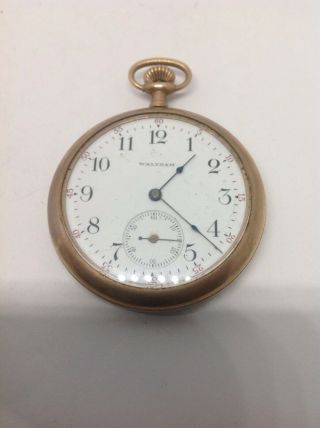 Vintage 12 Size ? Waltham Pocket watch 15 Jewel 2