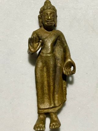 Phra Pang Gandharaj Lp Rare Old Thai Buddha Amulet Pendant Magic Ancient Idol 1
