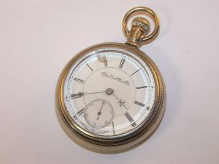 1891 Elgin B.  W.  Raymond Rr 18s 17 Jewel Grade 116 Swing Out Case Pocket Watch
