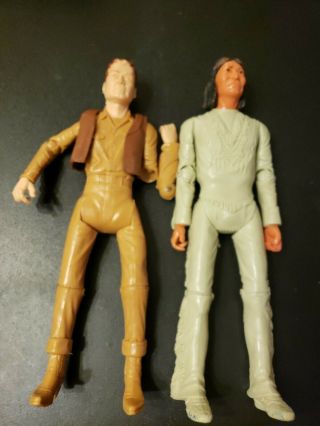 Vintage Marx Best Of The West Geronimo And Johnny West Figures - No Accessories