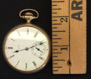 Vintage Elgin Watch Company 17 Jewels 10K GF Pocket Watch Gold Filled 5