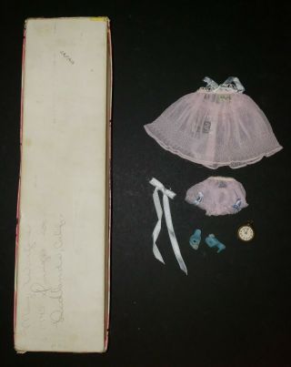 RARE Vintage 1959 1 Barbie PINK SILHOUETTE BOX & Sweet Dreams U Add Doll : -) 2