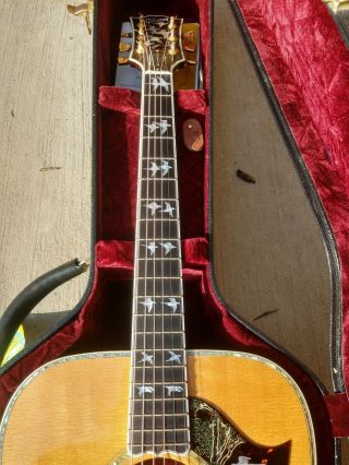 Gibson Acoustic Doves In Flight Antique Cherry Finish on Maple 2