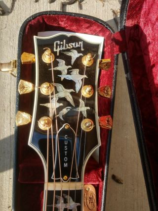 Gibson Acoustic Doves In Flight Antique Cherry Finish on Maple 4