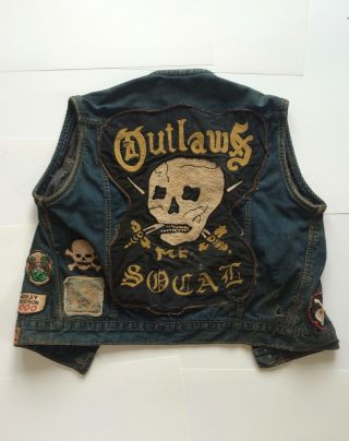 Vintage Motorcycle Club Vest