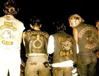 VINTAGE MOTORCYCLE CLUB VEST 9