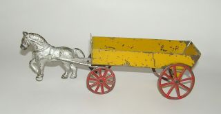 Wilkins Kenton Hubley Cast Iron Horse Drawn Farm Cart (dakotapaul)