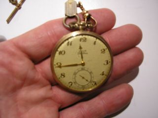 Vintage Elgin Deluxe 10K Gold Filled Pocket Watch 3