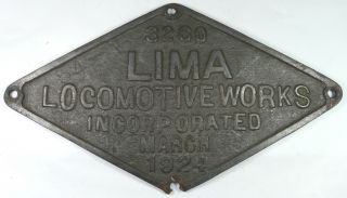 Antique Iron 1924 Lima Builder 