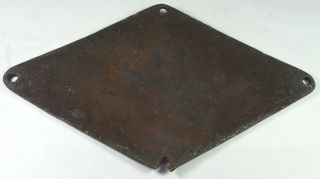 Antique Iron 1924 Lima Builder ' s Plate 2