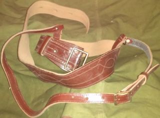 Serbia Military Wide Belt Leather For Officers