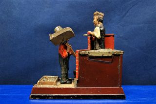 Antique Cast Iron Mechanical Bank – Shepard Hardware – “Mason Bank” 3