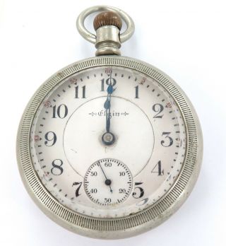 Rare Only 18,  500 Made / 1904 Elgin B W Raymond 18s 17j Pocket Watch.