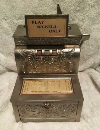 Antique Caille Puritan Cigar Trade Stimulator