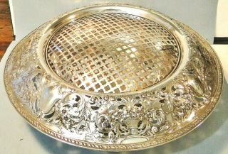 Massive Ornate Gorham Sterling Silver Centerpiece Bowl,  Frog 20 " 121 Oz 1915