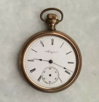 Vintage Elgin Pocket Watch Wadsworth Needs Tlc