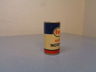 LEGO DENMARK VINTAGE 1950 ' S WOOD ESSO EXTRA MOTOR OIL CAN ULTRA RARE ITEM 3