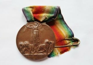 ITALIAN INTERALLIED VICTORY MEDAL 1918 FIRST WORLD WAR ITALY KINGDOM 5