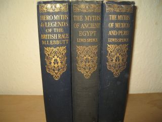 Myths & Legends Ancient Egypt & Mexico Lewis Spence Hero Myths British Race 3 Vo 2