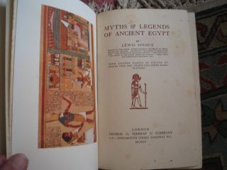 Myths & Legends Ancient Egypt & Mexico Lewis Spence Hero Myths British Race 3 Vo 6